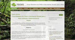 Desktop Screenshot of fboms.org.br