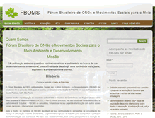 Tablet Screenshot of fboms.org.br